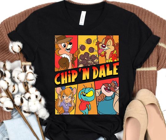Discover Vintage Disney Chip 'N Dale Rescue Rangers Shirt