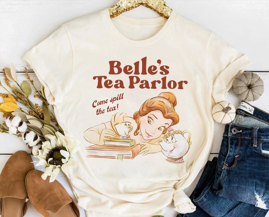 Disney Belle's Tea Parlor Spill The Tea Shirt