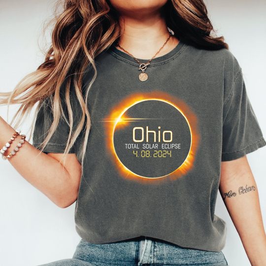 Ohio Eclipse Shirt, Solar Eclipse Ohio Shirt, Solar Eclipse 2024 Shirt
