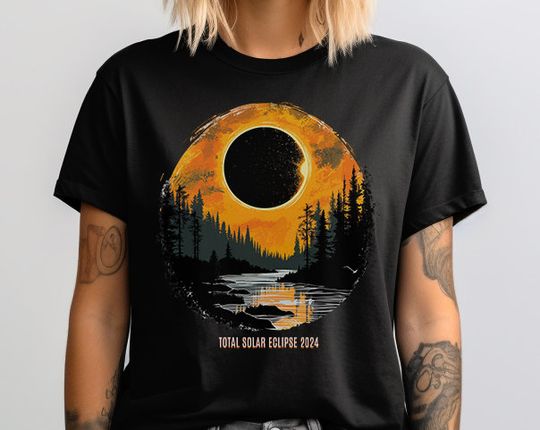 Discover Total Solar Eclipse Over Arkansas River Shirt, Total Solar Eclipse Shirt