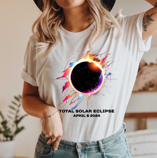 Total Solar Eclipse T-shirt, April 8 2024 Shirt, Spring America Shirt