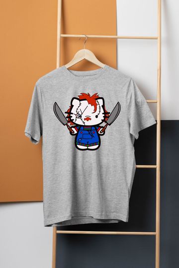 Hello Kitty Chucky Tshirts, Halloween Hello Movie Kitty T Shirt