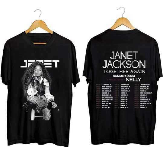Discover Janet Jackson Together Again Summer Tour 2024 Shirt
