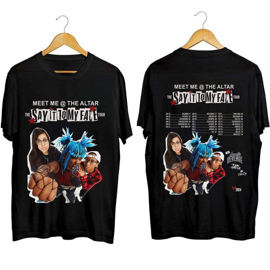 Meet Me At The Altar 2024 Say It To My Face Tour Shirt