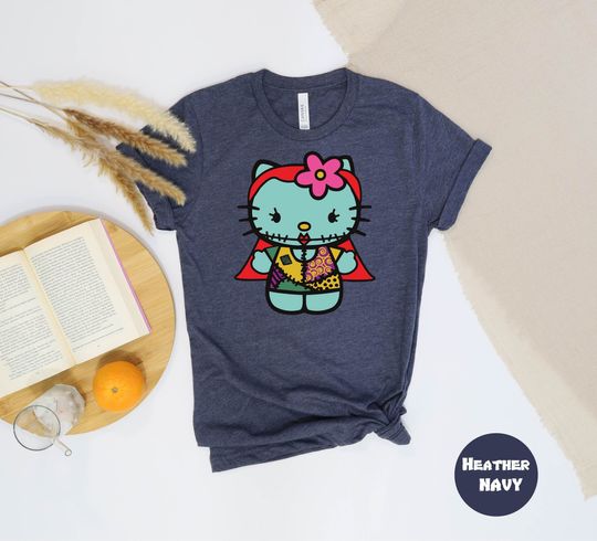 Hello Kitty Halloween Cat Tshirt, Hello Kitty Shirt, Kitty Horror Movie T Shirt
