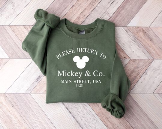 Discover Disney Sweatshirt, Mickey And Co Sweatshirt, Mickey Mouse And Friends Sweatshirt