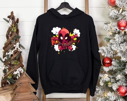 Deadpool Sweatshirt, Cute Deadpool Hoodie