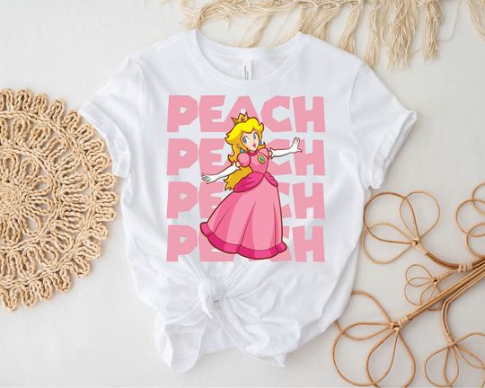 Discover Princess Peach Star Shirt,Princess Peach,Pink Princess T Shirt