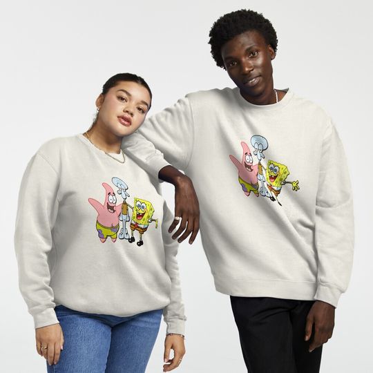 Sponge Bob Squarepants and Patrick Star Funny Sweatshirt