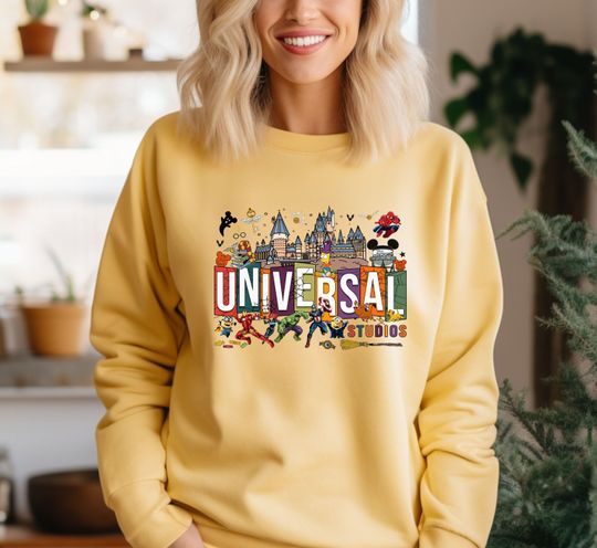 Disney Universal Studios Trip, Disney Universal Studios Sweatshirt, Disney Sweatshirt