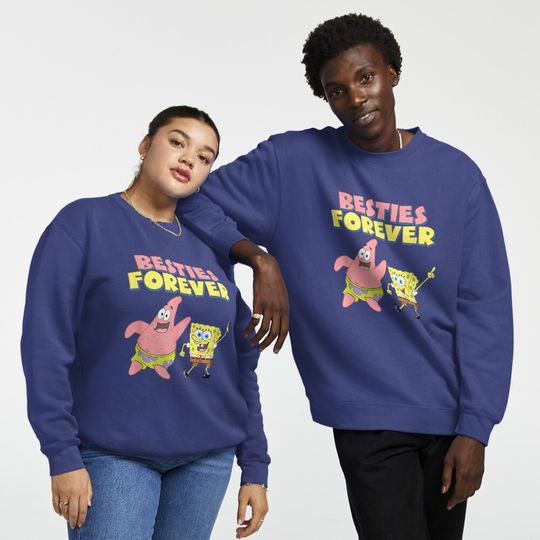 SpongeBob SquarePants  Best Friends Forever Funny Sweatshirt
