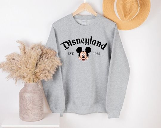 Disneyworld Mickey Minnie Donald Daisy Pluto Est.1955 Shirt, Disney Sweatshirt