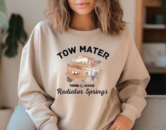 Tow Mater Shirt, Disneyland Shirts, Disney Sweatshirt, Disneyland Shirt