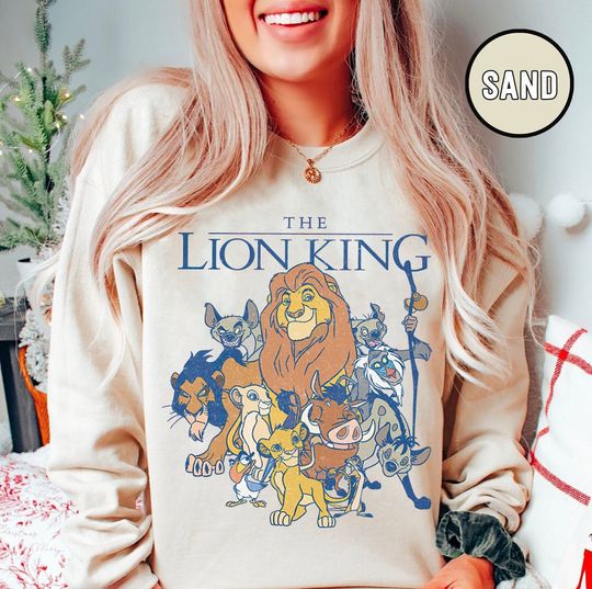 Discover Vintage Lion King Sweatshirt, Hakuna Matata Sweatshirt, Animal Kingdom Shirt