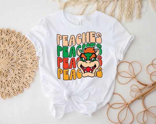 Super Mario Bowser Shirt, Bowser Peach Shirt