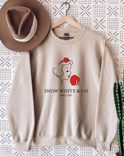 Snow White & Co EST 1937 Sweatshirt, Disney Princess Snow Sweatshirt, Magic Kingdom Gift