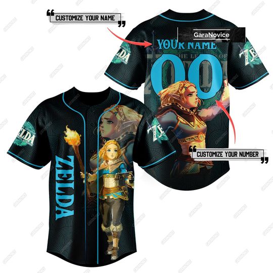 The Legend Of Zelda Link Baseball Jersey, Zelda Baseball Shirt