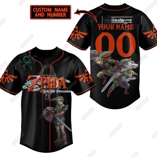 Legend Of Zelda Shirt, Breath Of The Wild Baseball Shirt