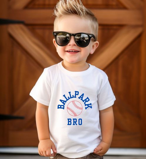 Discover Ballpark Bro Shirt,  Baseball Shirt, Baseball Shirt for Boys, Baseball Brother