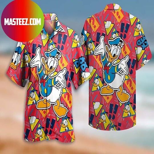 Discover Disney Donald Duck Mickey Mouse Hawaii Shirt