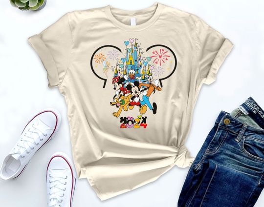 Discover Disney Family Vacation 2024 T-shirt, Mickey Head Shirt, Disneyland Family Trip