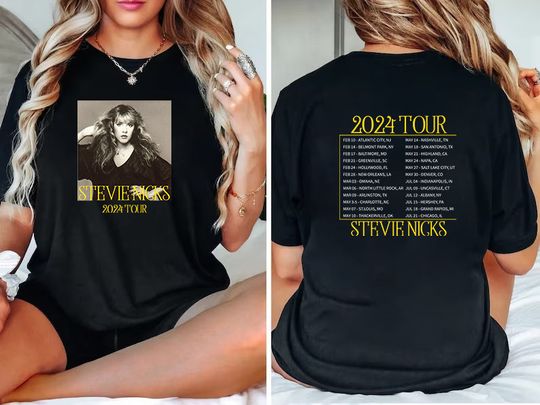 Discover Stevie Nicks 2024 Live In Concert Shirt Vintage Stevie Nicks TShirt