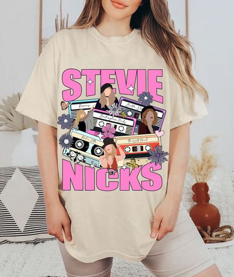 Discover Stevie Nicks 2024 Live In Concert T-Shirt, Vintage Stevie Nicks Shirt