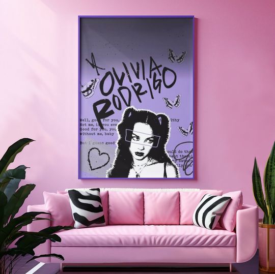 Olivia Rodrigo poster, olivia rodrigo sour posters, olivia rodrigo guts