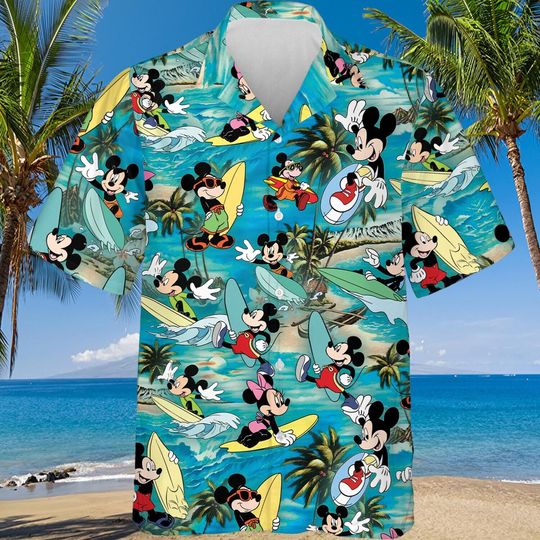 Discover Mickey Disney Hawaii Hawaiian Shirt Aloha Beach Summer Fashion Style