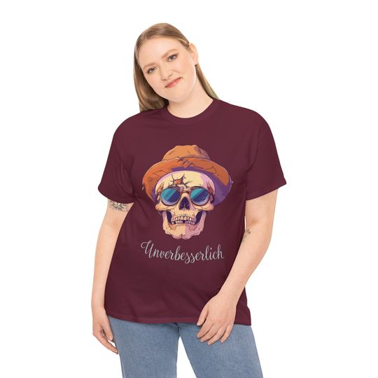 Despicable Me Skull T-Shirt, Funny Hipster Skull Shirt, Summer vacation T-shirt