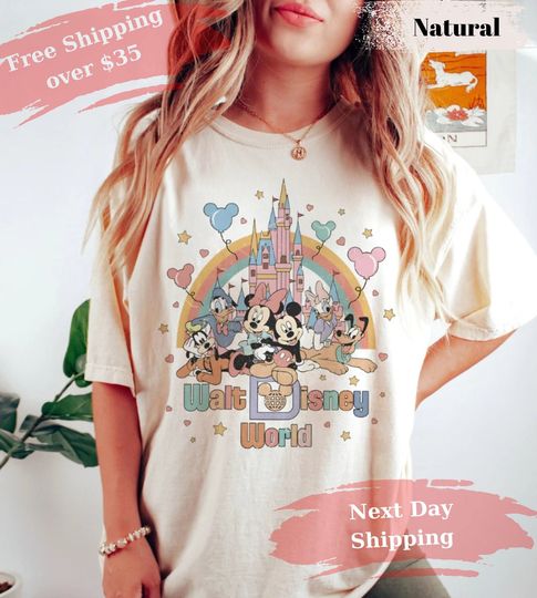 Discover Retro Walt Disney World Shirt, Vintage Disneyworld Shirt, Mickey And Friends Shirt