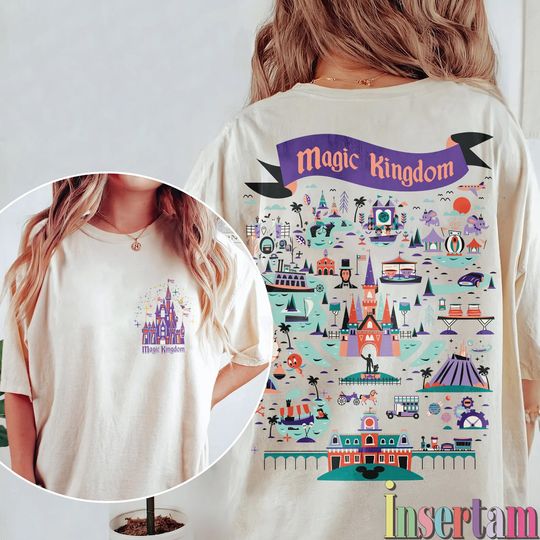 Magic Kingdom Shirt, Vintage Disneyworld Shirt, Disney 2024 Trip, Vintage Disney Shirt