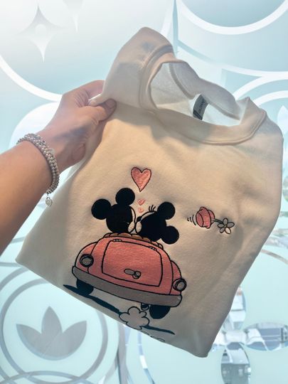 Disneyland Embroidered Sweatshirt, Disneyland Sweatshirt, Disneyland Shirt Disneyland Sweatshirt