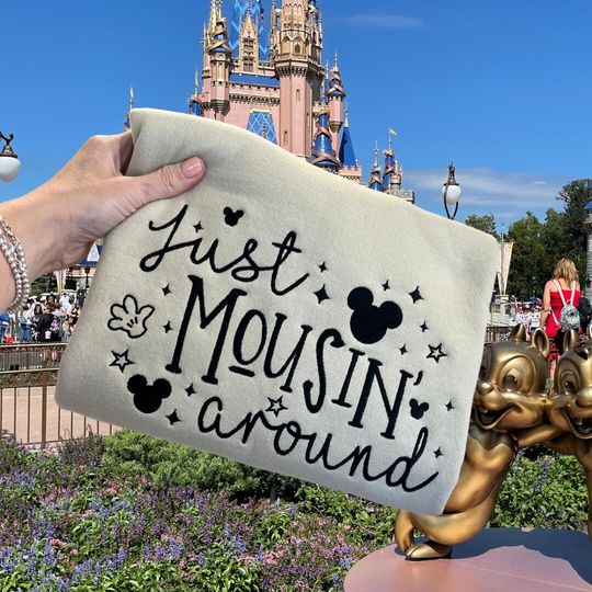 Disneyland Embroidered Sweater, Disneyland Sweatshirt, Disneyland Shirt, Disneyland Sweatshirt