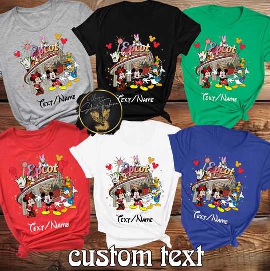 Disney Epcot Shirt, Mickey And Friends, Disney Family Trip, Epcot Park shirt, Garden Festival