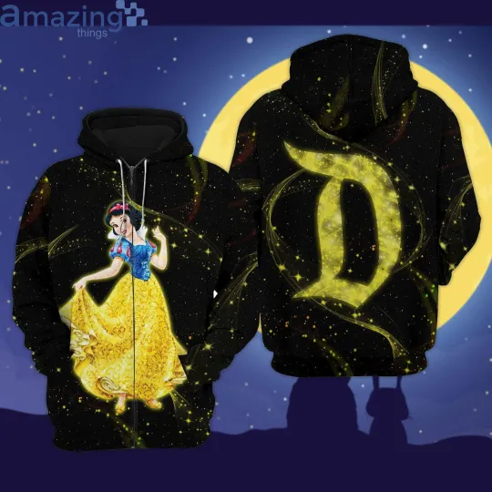 Disney Snow White Princess 3D Zip Hoodie