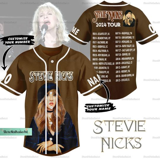 Discover Stevie Nick Baseball Shirt, Stevie Nick Jersey Shirt, Stevie Nick Jersey