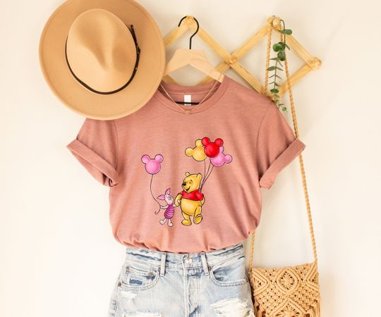 Discover Pooh Bear and Piglet Shirt,Winnie The Pooh Shirt