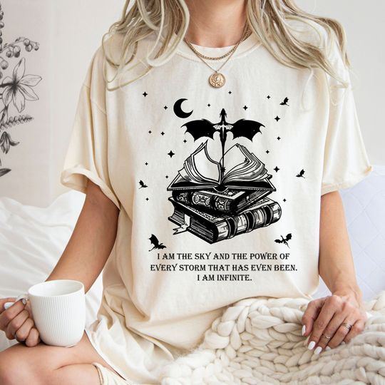 Discover Colors I am the Sky Shirt, Vintage Basgiath War College T-Shirt