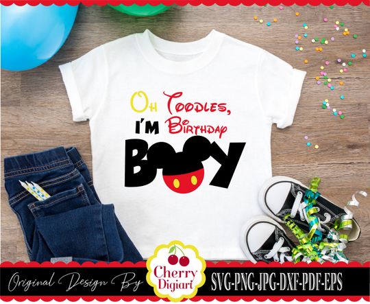 Discover Birthday Shirt, Oh Toodles, I'm Birthday Boy Shirt