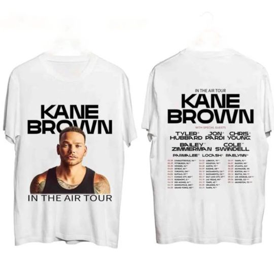 Kane Brown In The Air Tour 2024 Fan Gift Shirt, Kane Brown Concert Shirt