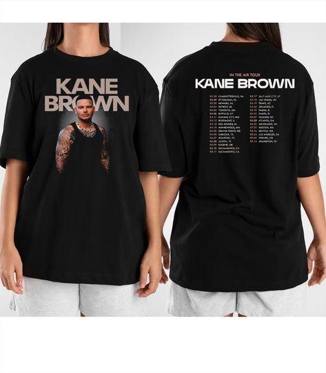Kane Brown In The Air Tour 2024 Shirt, Kane Brown Fan Gift Shirt