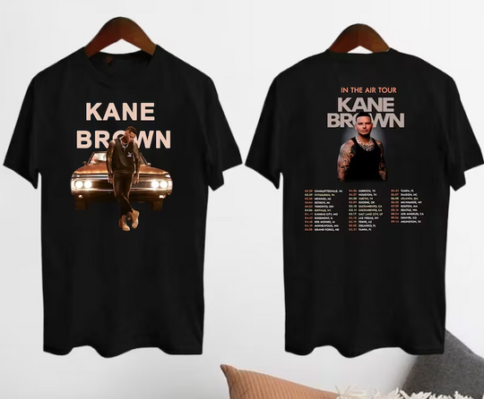 Kane Brown In The Air Tour 2024 Shirt, Kane Brown Fan Gift Shirt