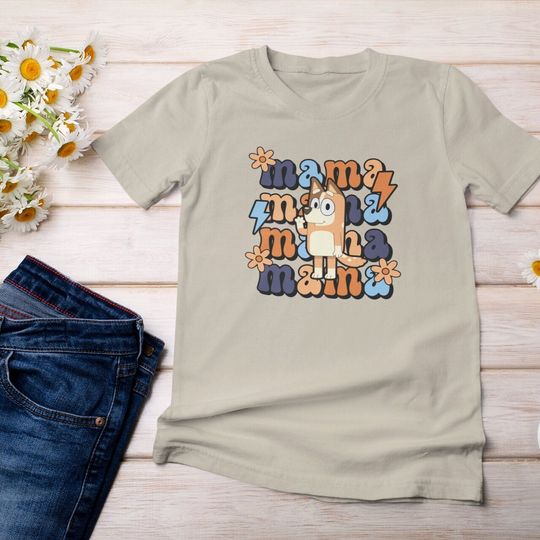 Discover Mom BlueyDad Shirt, Mama Shirt, Heeler BlueyDad Shirt