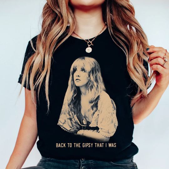 Retro 90s Stevie Nicks Shirt, Fleetwood Mac Band Shirt, Stevie Nicks Vintage Shirt