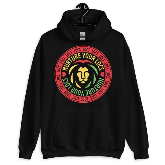 Nurture Your LOCS Unisex Hoodie, Bob Marley
