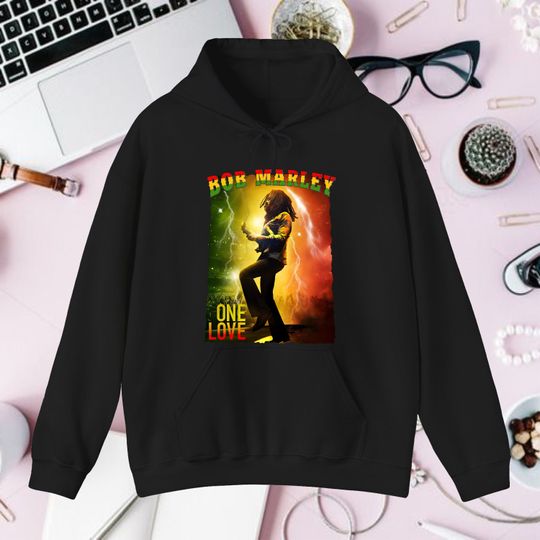 Bob Marley One Love Hoodie One Love Marley Guitarist