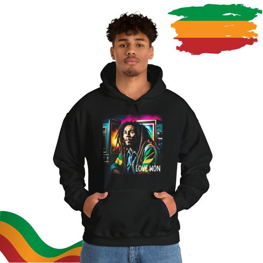 Bob Marley Hoodie - FREE UK DELIVERY