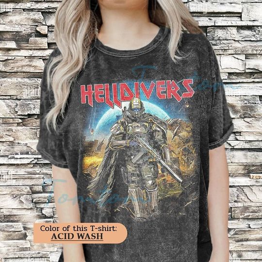 Helldivers 2 Game Inspired T-Shirt, Helldivers Shirt