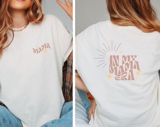 Discover In My Mama Era Shirt, Mama Era Double Sided T-Shirts